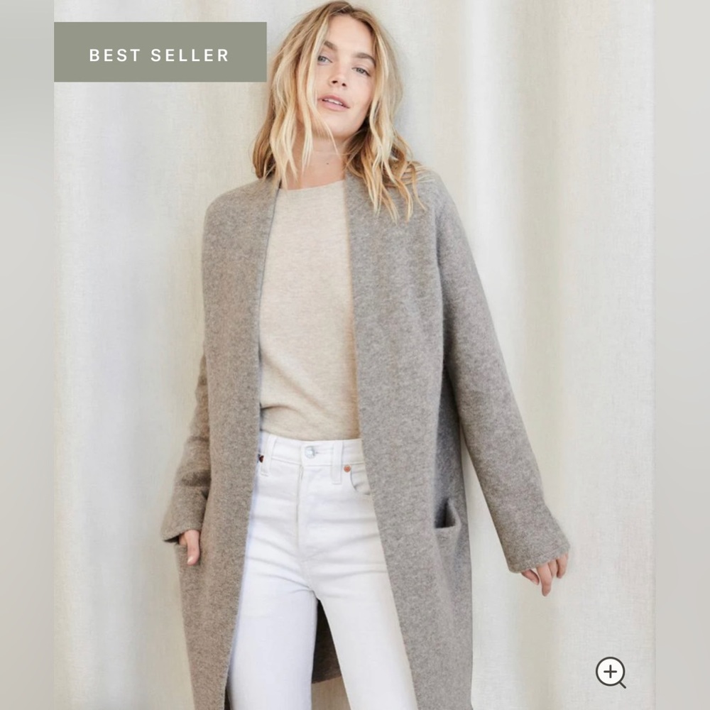 Jenni Kayne Sweater Coat in Oatmeal size XS
